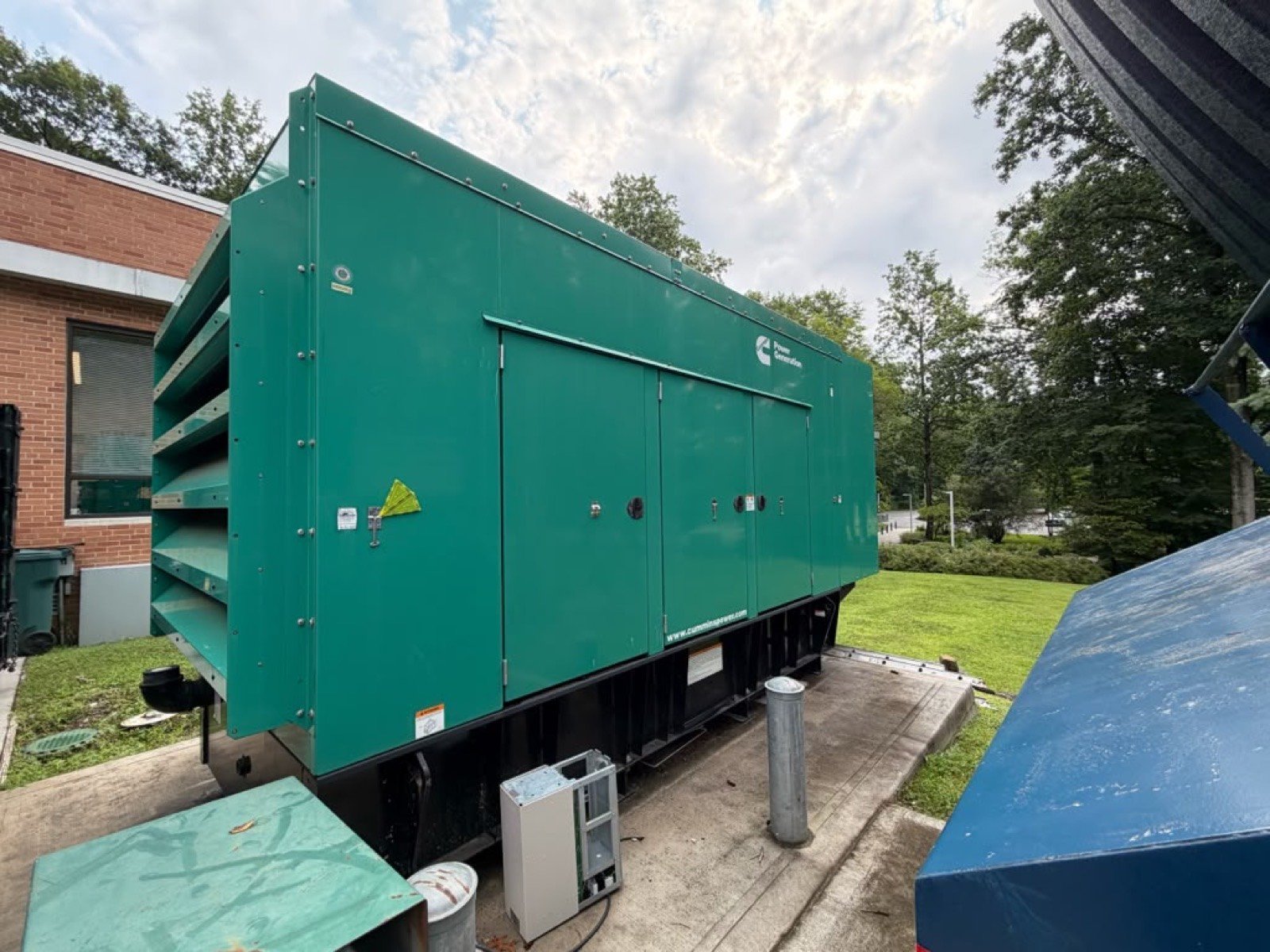 Cummins standby generator installed and wired by J.B.R.