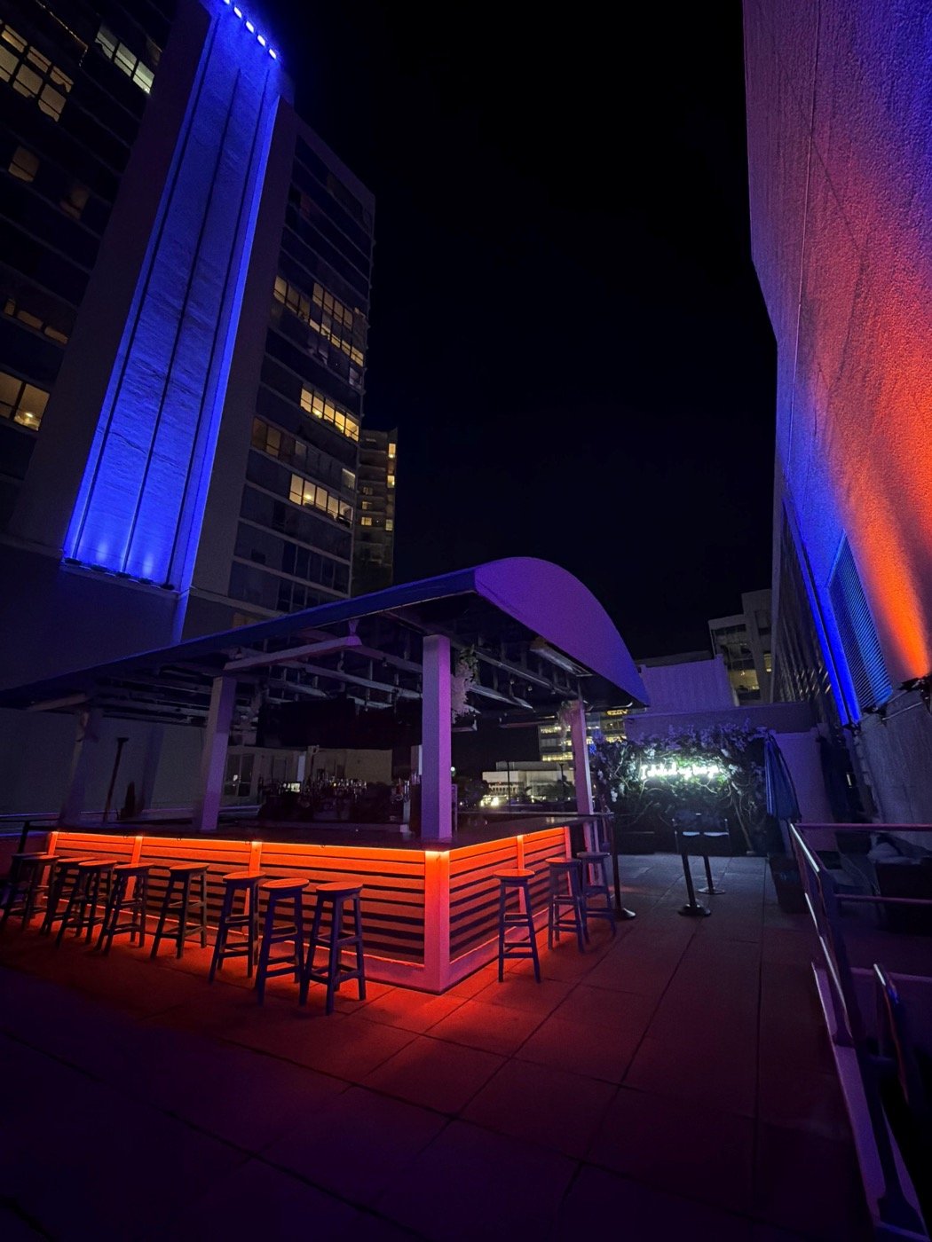 Commercial LED lighting installed by J.B.R.
